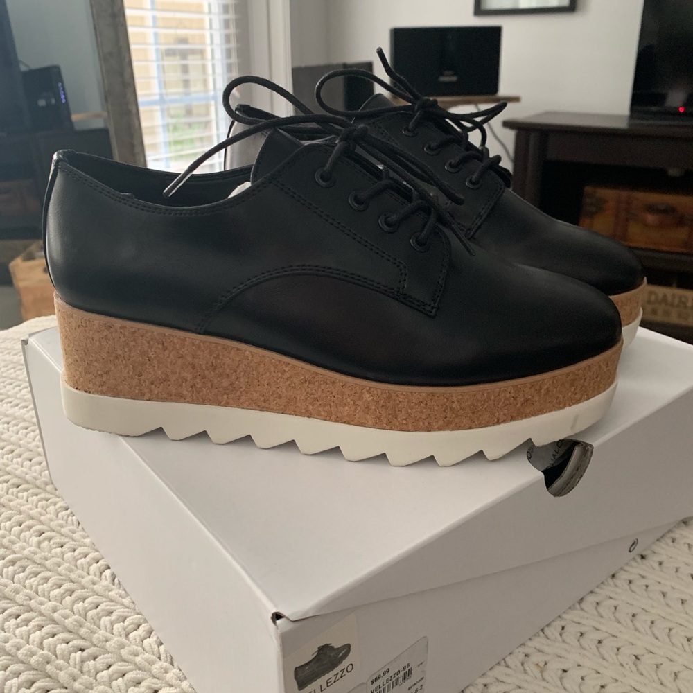 Aldo Wedge Vellezzo Oxford Shoes Black 8US